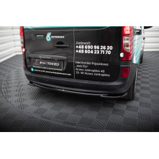 Maxton Design středový spoiler zadního nárazníku pro Mercedes Citan Mk1, černý lesklý plast ABS