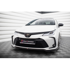Maxton Design spoiler pod přední nárazník pro Toyota Corolla XII 2019-/Sedan, černý lesklý plast ABS