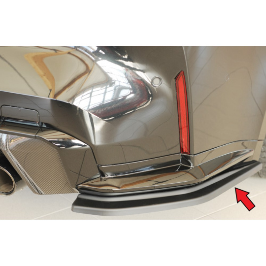 Rieger spoiler pod zadní nárazník na pravé straně pro BMW Řada 4 G82 M4 CSL G34MKS kupé r.v. 07/22-, plast ABS bez povrchové úpravy