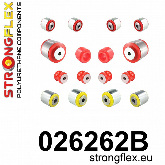 026262B: Strongflex Sada silentbloků předního zavěšení