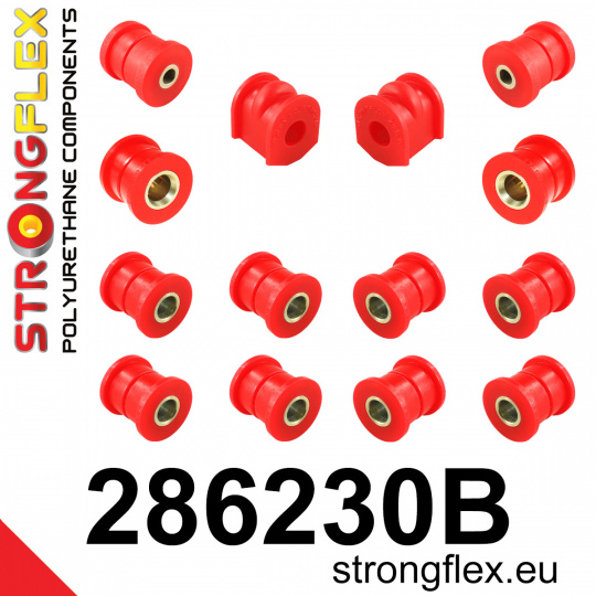 286230B: Strongflex Sada silentbloků zadního zavěšení