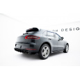 Maxton Design boční difuzory pod zadní nárazník ver.2 pro Porsche Macan Mk1 Facelift, černý lesklý plast ABS, GTS / Sport Design