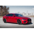 Maxton Design difuzory pod boční prahy pro Jaguar XE Mk1 Facelift X760 R-Dynamic, černý lesklý plast ABS