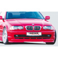 Rieger spoiler pod přední nárazník pro BMW řada 3 E46 kabriolet, kupé, r.v. 01/00-01/02, plast ABS bez povrchové úpravy, včetně integrované lipy