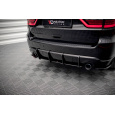 Maxton Design "Street Pro" difuzor zadního nárazníku v.2 pro Dodge Durango RT Mk3, plast ABS bez povrchové úpravy, s černou a červenou linkou
