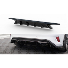 Maxton Design vložka zadního nárazníku ver.2 pro Ford Focus ST Mk4, černý lesklý plast ABS Maxton Design vložka zadního nárazníku ver.2 pro Ford Focus ST Mk4, černý lesklý plast ABS