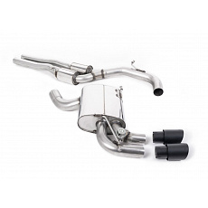 Milltek Sport homologovaný výfuk cat-back vč. Active Exhaust Valve pro Audi RS3 Sportback S tronic (8P) 2011-2012, typ koncovek: černé