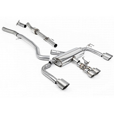 Milltek Sport výfukový systém primary cat-back 76.2mm / 3" bez rezonátoru (nejhlasitější) pro Toyota Corolla GR Corolla 1.6 Turbo 2023-2024, GT typ koncovek: GT titanové