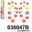 036047B: Strongflex Sada silentbloků předního a zadního zavěšení