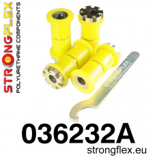 036232A: Strongflex Sada excentrických silentbloků zadního ramene varianta SPORT 036232A: Strongflex Sada excentrických silentbloků zadního ramene varianta SPORT