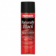 Mothers Naturally Black Trim and Plastic Restorer - oživovač nelakovaných plastů, sprej 295 ml