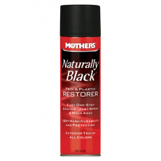 Mothers Naturally Black Trim and Plastic Restorer - oživovač nelakovaných plastů, sprej 295 ml