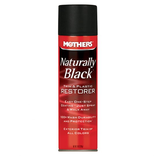 Mothers Naturally Black Trim and Plastic Restorer - oživovač nelakovaných plastů, sprej 295 ml