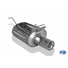 Fox Sportauspuff koncový tlumič výfuku s koncovkou 1x100 Typ 13 pro Mitsubishi Lancer Evolution VI 1998-2001 s motorem 2.0