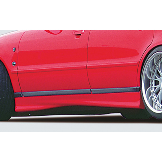 Rieger boční práh mont. strana pravá pro Audi A4 B5 avant, sedan, r.v. 11/94-98, 99-12/00, plast ABS bez povrchové úpravy, "flat version"