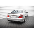 Maxton Design středový spoiler pod zadní nárazník pro Mercedes třída E W211/55 AMG, černý lesklý plast ABS
