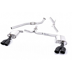 Milltek Sport výfukový systém cat-back bez rezonátoru pro Audi A4 2.0 TFSI S-line B8 (2WD a quattro Tiptronic) Sedan/Avant 2008-2011, dvojité černé koncovky Milltek Sport výfukový systém cat-back bez rezonátoru pro Audi A4 2.0 TFSI S-line B8 (2WD a quattro Tiptronic) Sedan/Avant 2008-2011, dvojité černé koncovky