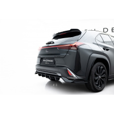 Maxton Design spoiler pod zadní nárazník s žebrováním pro Lexus UX F Sport Mk1, černý lesklý plast ABS Maxton Design spoiler pod zadní nárazník s žebrováním pro Lexus UX F Sport Mk1, černý lesklý plast ABS