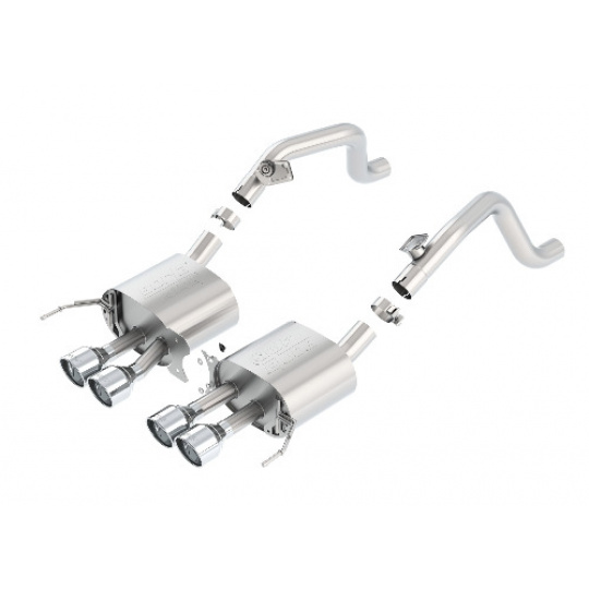 Borla koncový díl "ATAK" pro Chevrolet Corvette C7 6,2l V8 RWD 2-dvéř. (mimo Grand Sport s man.přev), bez AFM a NPP, r.v. od 14-18