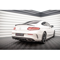 Maxton Design středový spoiler pod zadní nárazník s žebrováním pro Mercedes třída C W205 Facelift/AMG-Line/Coupe, černý lesklý plast ABS Maxton Design středový spoiler pod zadní nárazník s žebrováním pro Mercedes třída C W205 Facelift/AMG-Line/Coupe, černý lesklý plast ABS