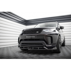Maxton Design spoiler pod přední nárazník pro Land rover Discovery Mk5 /HSE, černý lesklý plast ABS