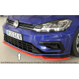 Rieger lipa pod přední nárazník pouze pro R / R-Line pro Volkswagen Golf 7 R, R-Line 3-dvéř., 5-dvéř. po faceliftu, 02/17-, plast ABS bez povrchové úpravy