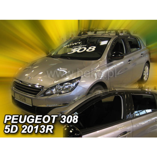 HEKO ofuky oken Peugeot 308 II htb 5dv (od 2013) přední + zadní
