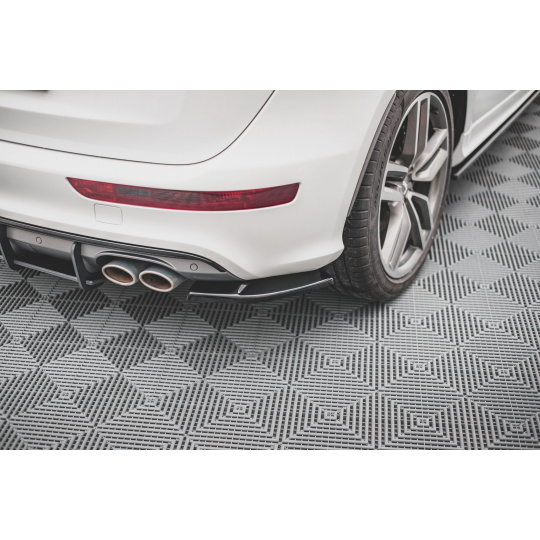 Maxton Design boční difuzory pod zadní nárazník pro Audi SQ5 Mk1, černý lesklý plast ABS