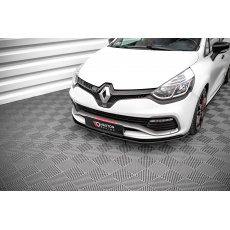 Maxton Design "Street Pro" spoiler pod přední nárazník pro Renault Clio RS Mk4, plast ABS bez povrchové úpravy, s červenou linkou Maxton Design "Street Pro" spoiler pod přední nárazník pro Renault Clio RS Mk4, plast ABS bez povrchové úpravy, s červenou linkou