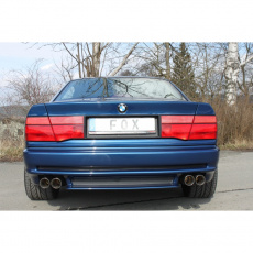 Fox Sportauspuff koncový tlumič výfuku s koncovkou 2x90 Typ 25 na obou stranách pro BMW řada 8 1990- s motorem 5.0