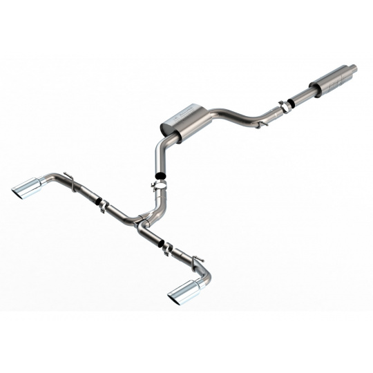 Borla Cat-Back výfukový systém "Touring" pro Volkswagen Golf GTI MK8 2,0l, 4-dvéř., s DSG/man. převodovkou, r.v. 2020-2022, s OPF