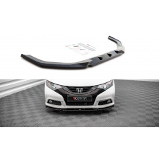 Maxton Design spoiler pod přední nárazník ver.2 pro Honda Civic Mk9, Carbon-Look