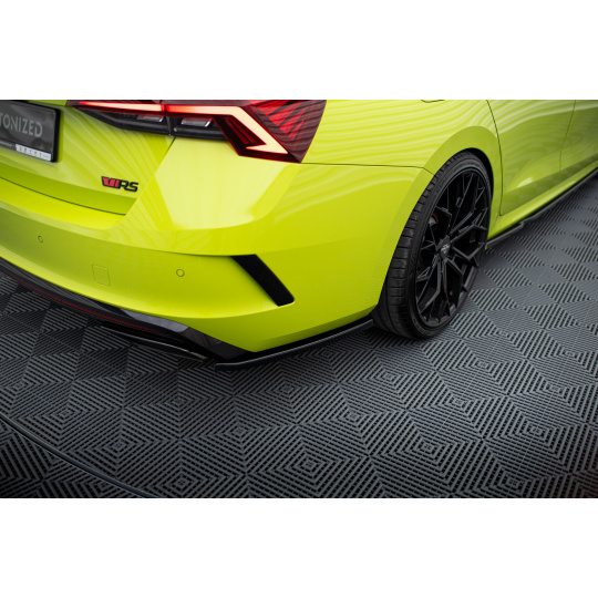 Maxton Design difuzory pod zadní nárazník ver.1 pro Škoda Octavia RS Mk4, černý lesklý plast ABS Maxton Design difuzory pod zadní nárazník ver.1 pro Škoda Octavia RS Mk4, černý lesklý plast ABS