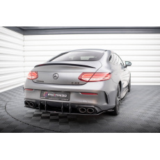 Maxton Design "Street Pro" difuzor zadního nárazníku pro Mercedes třída C W205 Facelift/43 AMG/Coupe, plast ABS bez povrchové úpravy, s červenou linkou Maxton Design "Street Pro" difuzor zadního nárazníku pro Mercedes třída C W205 Facelift/43 AMG/Coupe, plast ABS bez povrchové úpravy, s červenou linkou