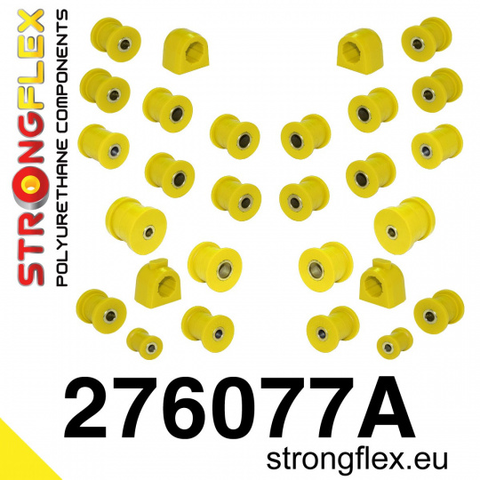 276077A: Strongflex Sada silentbloků předního a zadního zavěšení varianta SPORT