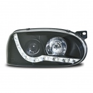 Přední světla VW Golf III - devil eyes, černá