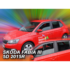 HEKO ofuky oken Škoda Fabia III (od 2014) přední + zadní kratší