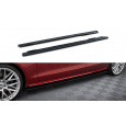 Maxton Design difuzory pod boční prahy pro Audi A5, S5 8T, černý lesklý plast ABS