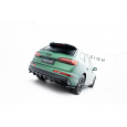 Maxton Design spoiler pod zadní nárazník s žebrováním pro Audi Q7 Mk2 S-Line Facelift, černý lesklý plast ABS