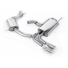 Milltek Sport homologovaný výfuk cat-back s rezonátorem (tišší) pro Volkswagen Golf Mk5 GTi Edition 30 2.0T FSi 230PS 2006-2009, typ koncovek: GT-80 leštěná