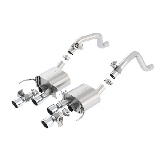 Borla koncový díl "S-Type" pro Chevrolet Corvette C7 6,2l V8 RWD 2-dvéř. (mimo Grand Sport s man. přev.), s NPP a AFM, r.v. od 14-18