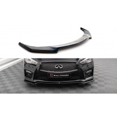 Maxton Design spoiler pod přední nárazník pro Infiniti Q50 S Mk1, Carbon-Look Maxton Design spoiler pod přední nárazník pro Infiniti Q50 S Mk1, Carbon-Look