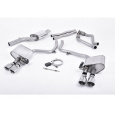 Milltek sport ValveSonic výfukový systém cat-back Electronic Valved System pro Audi S4 3.0 Supercharged V6 B8.5 2012-2016, typ koncovek: GT-100 leštěné