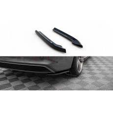 Maxton Design boční difuzory pod zadní nárazník ver.2 pro Audi A4 B8 FL, černý lesklý plast ABS, S-Line Avant