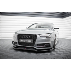 Maxton Design spoiler pod přední nárazník ver.4 pro Audi S5 8T FL, černý lesklý plast ABS, Coupe/Sportback Maxton Design spoiler pod přední nárazník ver.4 pro Audi S5 8T FL, černý lesklý plast ABS, Coupe/Sportback