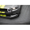 Maxton Design rohové spoilery pod přední nárazník pro Ford Mustang Mk6 GT, plast ABS bez povrchové úpravy
