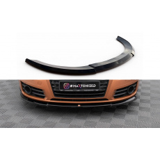 Maxton Design spoiler pod přední nárazník pro Audi A7 C7, černý lesklý plast ABS