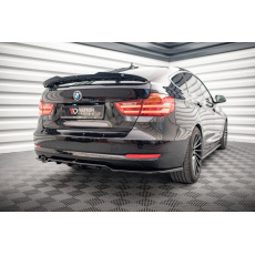 Maxton Design středový spoiler pod zadní nárazník s žebrováním pro BMW řada 3 GT F34, černý lesklý plast ABS Maxton Design středový spoiler pod zadní nárazník s žebrováním pro BMW řada 3 GT F34, černý lesklý plast ABS