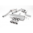 Milltek Sport výfukový systém cat-back s rezonátorem - Type-R Style pro Honda Civic FK7 1.5T Si 5-dvéř Hatch (bez OPF/GPF) 2015-2024, GT-100 leštěné koncovky