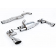 Milltek Sport výfukový systém cat-back 80mm Race bez rezonátoru (nejhlasitější) pro Audi RS3 Sportback 400PS (8V MQB - Facelift) bez OPF/GPF 2017-2018, titanové koncovky